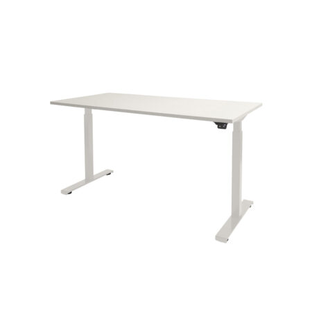 Dextro Basic elektrisch zit/sta bureau (met vaste kabelgoot onder het blad)
